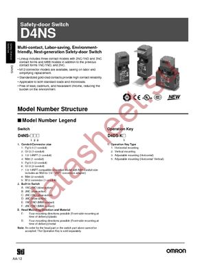 D4NS-3CF datasheet  